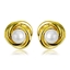 Show details for Unique Artificial Pearl White Stud Earrings