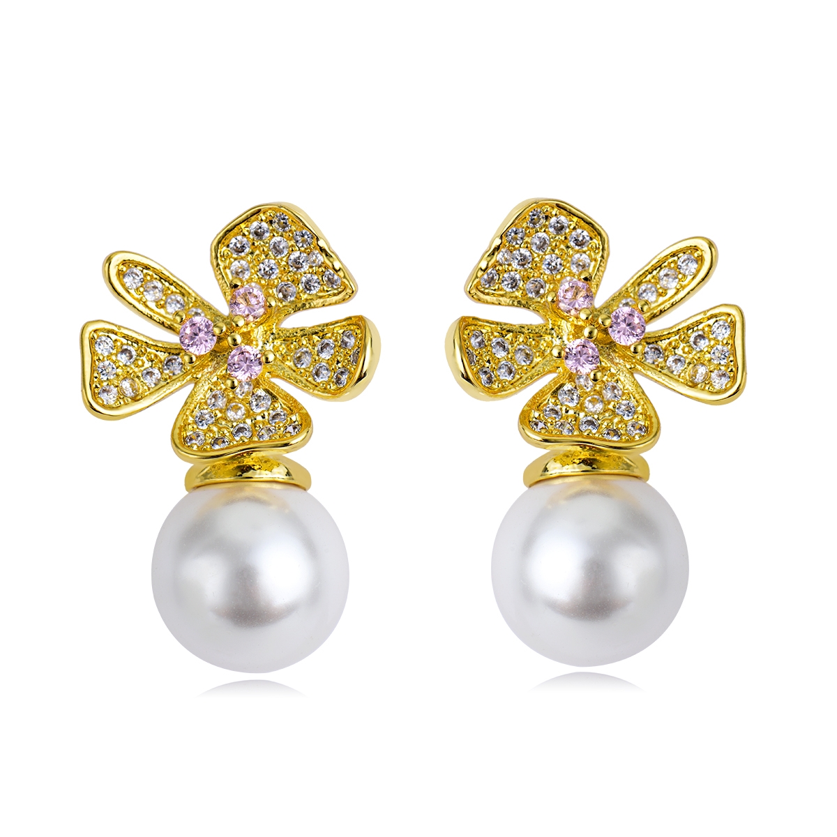 Best Artificial Pearl White Stud Earrings