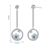 Picture of Low Price Platinum Plated Casual Dangle Earrings from Top Designer
