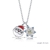 Picture of Hot Selling Blue Platinum Plated Pendant Necklace Online Only