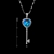 Picture of Good Quality Swarovski Element Key Pendant Necklace