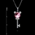 Picture of Most Popular Swarovski Element Key Pendant Necklace