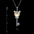 Picture of Reasonably Priced Platinum Plated Key Pendant Necklace with Low Cost
