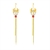 Picture of Unusual Casual Cubic Zirconia Dangle Earrings