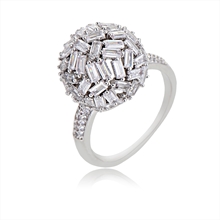 Show details for Good Cubic Zirconia Copper or Brass Fashion Ring