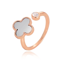 Show details for Purchase Rose Gold Plated Fashion Fashion Ring with SGS/ISO Certification