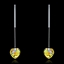 Show details for Touching And Cute Colourful Heart & Love Drop & Dangle