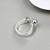 Picture of Impressive Platinum Plated Casual Adjustable Ring from Certified Factory