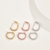 Picture of Fashion Rose Gold Plated Hoop Earrings with Worldwide Shipping