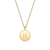 Picture of Designer Gold Plated Copper or Brass Pendant Necklace with Easy Return