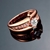 Picture of Impressive White Dubai Fashion Ring with No-Risk Refund