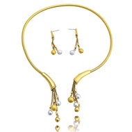 Picture of New Season  Zine-Alloy Gold Plated 2 Pieces Jewelry Sets