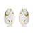 Picture of Distinctive White Enamel Stud Earrings As a Gift