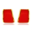 Show details for Sparkly Casual Enamel Stud Earrings