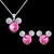 Picture of Zinc Alloy Swarovski Element Necklace and Earring Set Online Only