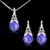 Picture of Purchase Platinum Plated Swarovski Element Necklace and Earring Set with Wow Elements