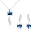 Picture of Fashion Swarovski Element Fashion Necklace and Earring Set