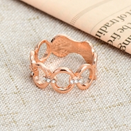 Show details for Great Value White Fashion Fashion Ring with Full Guarantee