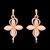 Picture of Hot Selling White Rose Gold Plated Dangle Earrings from Top Designer