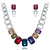 Picture of Online Shopping Platinum Plated Crystal 2 Pieces Jewelry Sets