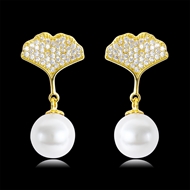 Picture of Delicate White Dangle Earrings with Speedy Delivery