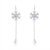 Picture of Nickel Free Platinum Plated Delicate Dangle Earrings with No-Risk Refund