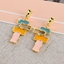 Show details for Fashion Colorful Dangle Earrings with Worldwide Shipping