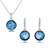 Picture of Irresistible Platinum Plated Classic Necklace and Earring Set As a Gift