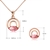 Picture of Low Cost Rose Gold Plated Classic Necklace and Earring Set with Low Cost