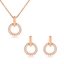 Show details for Copper or Brass Classic Necklace and Earring Set with Full Guarantee