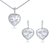 Picture of Best Cubic Zirconia White Necklace and Earring Set