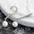 Picture of New Season White Casual Dangle Earrings with SGS/ISO Certification