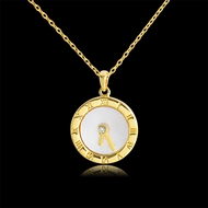 Picture of Delicate White Pendant Necklace with Fast Shipping