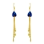 Show details for Purchase Gold Plated Enamel Dangle Earrings Exclusive Online