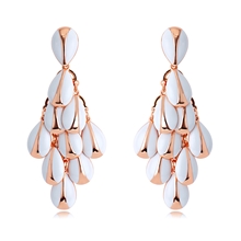 Show details for Zinc Alloy Casual Dangle Earrings in Flattering Style