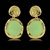 Picture of Distinctive Green Enamel Dangle Earrings As a Gift