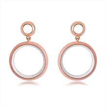 Show details for Enamel Zinc Alloy Dangle Earrings with Beautiful Craftmanship