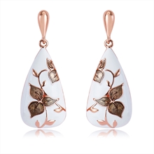 Show details for Reasonably Priced Rose Gold Plated Classic Dangle Earrings in Flattering Style