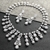 Picture of Luxury Cubic Zirconia Necklace and Earring Set Online Only