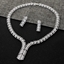 Show details for Casual Platinum Plated Necklace and Earring Set with Fast Delivery