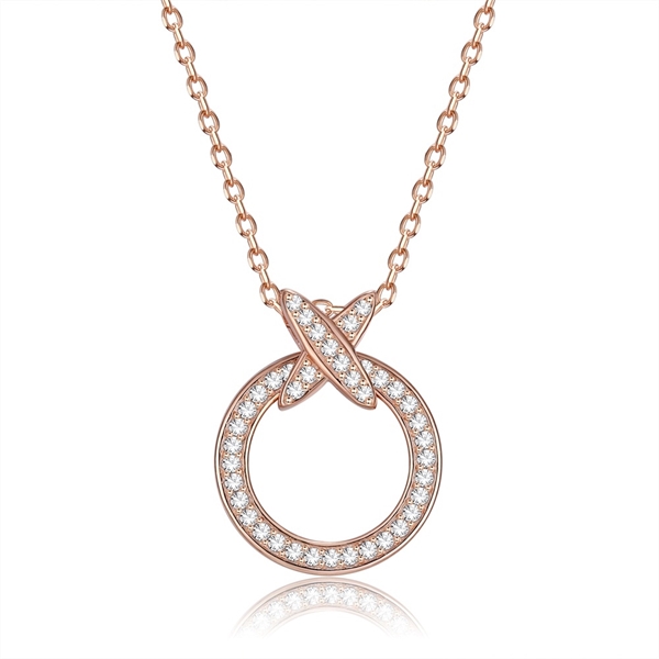 Low Cost Rose Gold Plated Casual Pendant Necklace with Low Cost