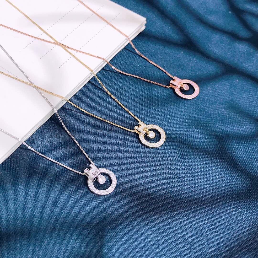 Nickel Free Gold Plated Casual Pendant Necklace with Easy Return