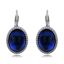 Show details for Fancy Casual Platinum Plated Small Hoop Earrings