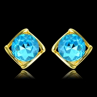 Picture of Nice Artificial Crystal Zinc Alloy Stud Earrings