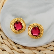 Picture of Recommended Red Zinc Alloy Stud Earrings from Top Designer