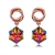 Picture of New Season Colorful Artificial Crystal Dangle Earrings with SGS/ISO Certification