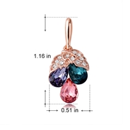 Picture of Nickel Free Rose Gold Plated Casual Dangle Earrings with No-Risk Refund
