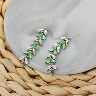 Picture of Nickel Free Platinum Plated Casual Dangle Earrings with Easy Return