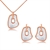 Picture of Recommended White Copper or Brass Necklace and Earring Set from Top Designer