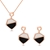 Picture of Recommended White Classic Necklace and Earring Set with Member Discount